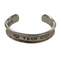 TIFFANY&CO ティファニー Sv925 ナローバングル 1837 キングラム 31
