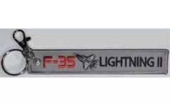 【中古】キーホルダー 空自F-35フラッグキーホルダー