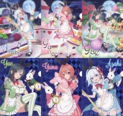 【中古】クリアファイル 全6種セット 「甘神さんちの縁結び ～月灯りの夢見茶会～ POP UP SHOP トレーディングA4クリアファイル」