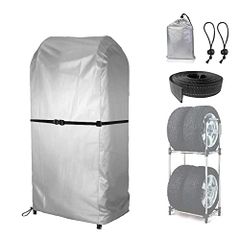 タイヤラックカバー 屋外 防水 4本収納 タイヤ保管カバー 420D 厚手 タイヤカバー 高さ170×長さ75×幅85cm タイヤ収納 SUV車用 紫外線カット 劣化 汚れ防止 防埃 防雨 耐久 収納袋付き★ 65a98893