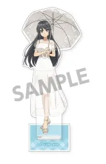 【中古】アクリルスタンド・アクリルパネル 桜島麻衣 バカンス ver. 描き下ろしBIGアクリルスタンド 「青春ブタ野郎シリーズ POP UP SHOP ～バカンス～」