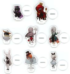 【中古】アクリルスタンド・アクリルパネル 全8種セット 「文字化化 in eeo Store 池袋本店 アクリルぷちスタンド 02/不思議の国のアリスver.(グラフアートイラスト)」