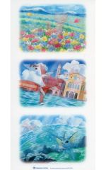 【中古】シール・ステッカー ミュウ＆ラティアス＆シャワーズ ウォールステッカー Invisible to Me 「ポケットモンスター」 ポケモンセンター限定