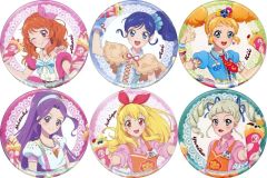 【中古】バッジ・ピンズ 全6種セット 「アイカツ! 10th STORY ～未来へのSTARWAY～×マリオンクレープ 描き下ろしトレーディング缶バッジ」