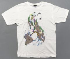 【中古】衣類 菊間夏夜 YUNOデザインモデルTシャツ ホワイト Mサイズ 「Wake Up. Girls!×193t」
