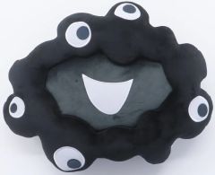 【中古】クッション・本体 ミャクミャク(ブラック) フェイスクッション 「EXPO2025 大阪・関西万博」