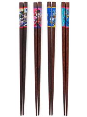 【中古】箸・スプーン(キャラクター) ミッキー＆ミニー＆ドナルド＆デイジー 箸セット ｢ディズニー夏祭り2014｣ 東京ディズニーランド限定 