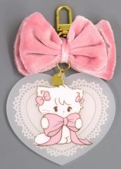 【中古】キーホルダー ムース ベロアリボン付きアクリルキーホルダー 「Lil ala mode」