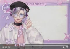 【中古】クリアファイル 不破湊(配信風デザイン) A4クリアファイル 「バーチャルYouTuber にじさんじ×ローソン」 対象商品購入特典