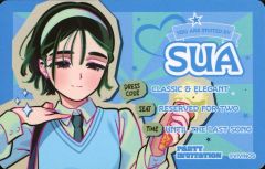 【中古】キャラカード スア 「ALIEN STAGE ： ＜Find your Plus One!＞ Fair in animate ID風カードコレクション Find your Plus One!」