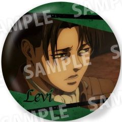 【中古】バッジ・ビンズ 4.リヴァイ・アッカーマン 「進撃の巨人 だけ缶 リヴァイ・アッカーマンだけトレーディング缶バッジ」
