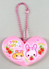 【中古】鏡 フワフワらびちゃん 「平成ファンシー ハートミラー」