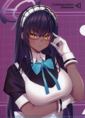 【中古】クリアファイル 角楯カリン A5クリアファイル 「ブルーアーカイブ×執事眼鏡eyemirror」 予約購入特典