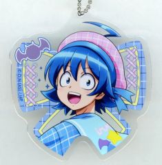 【中古】キーホルダー 鈴木入間 アクリルキーホルダー 「まるくじ 魔入りました!入間くん 【チェックセーラーすたいる りたーんず!】」 小吉-1