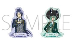 【中古】シール・ステッカー 六道骸(10年後)＆フラン ステッカーセット 「家庭教師ヒットマンREBORN! damask code style fair」