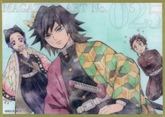 【中古】紙製品 25.竈門炭治郎＆冨岡義勇＆胡蝶しのぶ アクリル色紙 「ufotable ツキイチ! WEBSHOPくじ 第一弾(2026年4月号) 鬼滅の刃 MAGAZINE ART COLLECTION グループA(2019年発売 No.01～26)」