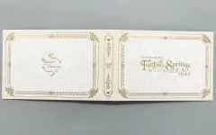 【中古】フォトフレーム・アルバム [単品] ロゴ アルバム 「東京ディズニーシー・ファンタジースプリングスホテル」 グランドシャトー宿泊特典