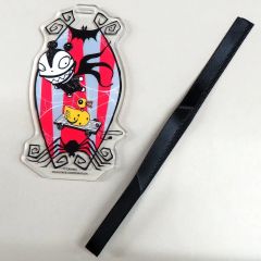 【中古】キーホルダー ヴァンパイア・テディ リボン付きアクリルチャーム 「セガ ラッキーくじ ティム・バートンのナイトメアー・ビフォア・クリスマス」 E賞