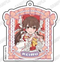 【中古】キーホルダー 博麗霊夢 描き下ろしアクリルキーホルダー(メイド服) 「東方Project POP UP SHOP in コトブキヤ」