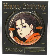 【中古】バッジ・ピンズ [単品] 伊藤ふみや 台紙付き缶バッジ 「超人的シェアハウスストーリー カリスマ バースデーグッズ2026」