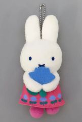 【中古】ぬいぐるみマスコット・ぬいぐるみバッジ ミッフィー(衣装ピンク) MIFFY and ROSE マスコットキーチェーン 「ミッフィー」
