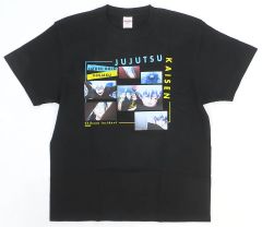 【中古】Tシャツ 五条悟＆夏油傑 場面写Tシャツ ブラック フリーサイズ 「呪術廻戦 5周年」 GiGO限定