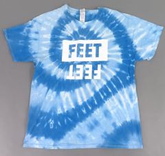 【中古】Tシャツ 10-FEET OWLタイダイTシャツ2019 青タイダイ Lサイズ 「京都大作戦2019 ～倍返しです!喰らいな祭～」