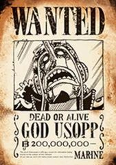 【中古】ポスター(アニメ) ウソップ 「ワンピース 手配書ポスター」 創刊50周年記念 週刊少年ジャンプ展 VOL.3グッズ