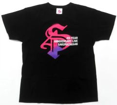 【中古】Tシャツ 櫻坂46 4th Anniversary ロゴTシャツ ブラック Mサイズ 「4th YEAR ANNIVERSARY LIVE」