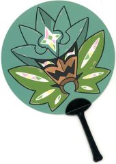 【中古】うちわ・扇子 オーガポン ポケモンお面うちわ 「ポケットモンスター」 ポケモンお面屋台配布品