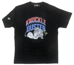 【中古】Tシャツ KNUCKLE DUSTER Tシャツ ブラック Mサイズ 「ちいかわ なんか小さくてかわいいやつ」