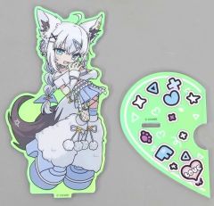 【中古】アクリルスタンド・アクリルパネル 白上フブキ アクリルスタンド 「バーチャルYouTuber ホロライブ にゃんぐこ～んグッズ -白上フブキ Side-」