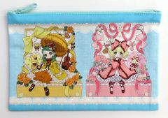 【中古】バッグ 集合(ブルー) フラットポーチ 「ドリーミーくじ ローゼンメイデン -Le Jardin Secret-」 C賞