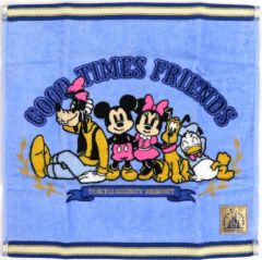 【中古】タオル・手ぬぐい 集合 ウォッシュタオル 「ディズニー GOOD TIMES FRIENDS」 東京ディズニーリゾート限定