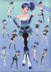 【中古】クリアファイル コーデ集(霧矢あおい) 「フラットガシャポン アイカツ! 10th STORY ～未来へのSTARWAY～ A4クリアファイルコレクション」