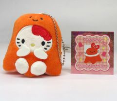 【中古】ぬいぐるみマスコット・ぬいぐるみバッジ ハローキティ 「にっこりーノ×サンリオキャラクターズ ぬいぐるみマスコット」 セブンイレブン限定