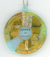 【中古】キーホルダー 草薙素子＆バトー 光学ディスク風チャーム 「一番くじ 攻殻機動隊 THE GHOST IN THE SHELL」 H賞