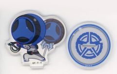 【中古】アクリルスタンド・アクリルパネル ブンブルー(爆上戦隊ブンブンジャー) ミニアクリルスタンド 「スーパー戦隊50周年 CAFE ＆ SHOP in TreeVillage」