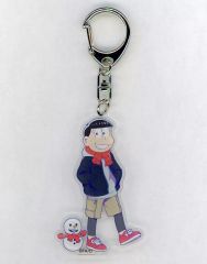 【中古】キーホルダー おそ松(私服) 「おそ松さん トレーディングアクリルキーホルダー Snow Ver.」
