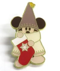 【中古】バッジ・ピンズ リルリンリン(靴下) ピンバッジ 「ディズニー・クリスマス2025」 東京ディズニーシー限定 アブーズ・バザール ゲーム景品