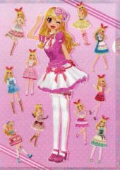 【中古】クリアファイル コーデ集(星宮いちご) 「フラットガシャポン アイカツ! 10th STORY ～未来へのSTARWAY～ A4クリアファイルコレクション」