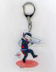 【中古】キーホルダー おそ松(銃) 「おそ松さん トレーディングアクリルキーホルダー Snow Ver.」