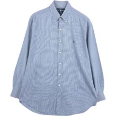 古着 ラルフローレン Ralph Lauren BLAIRE 長袖 ボタンダウンチェックシャツ メンズL相当/eaa675378