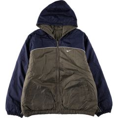 古着 90年代 ナイキ NIKE リバーシブル 中綿パーカー パファージャケット メンズL相当 ヴィンテージ/eaa679030