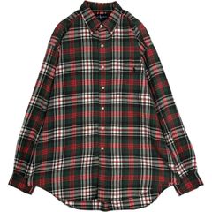 古着 ラルフローレン Ralph Lauren BLAIRE 長袖 ボタンダウン ライトネルチェックシャツ メンズL相当/eaa677134