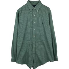 古着 ラルフローレン Ralph Lauren YARMOUTH 長袖 ボタンダウンシャツ メンズL相当/eaa676751