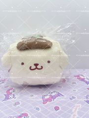 【ペット用キューブ型おもちゃ】鳴き笛入り・ぬいぐるみ・サンリオキャラクターズ ポムポムプリン　027927