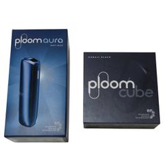 【長】未開封 ploom 本体×2個セット ploom aura ネイビーブルー ploom cube コバルトブラック【2091～2285KM】J13