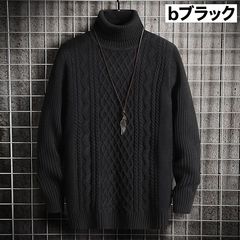 人気商品 セーター メンズ 冬 ニット 長袖 ニットセーター ハイネック タートルネック ケーブル リブ プルオーバーニット 秋服 カーディガン 暖かい ニットソー 防寒