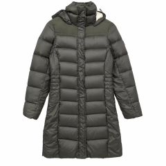 レディース Sサイズ THE NORTH FACE ザノースフェイス カーキ ダウンジャケット ロング丈